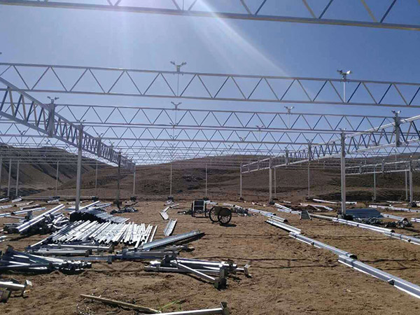 杭州溫室大棚工程骨架安裝